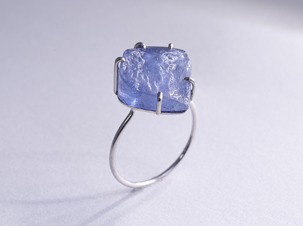 Tanzanite_10.00ct Pt900 Ring 【Landa/ランダ】H2622-E