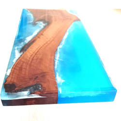 レジン　ローテーブル　無垢材　ツバキ　海岸 9枚目の画像