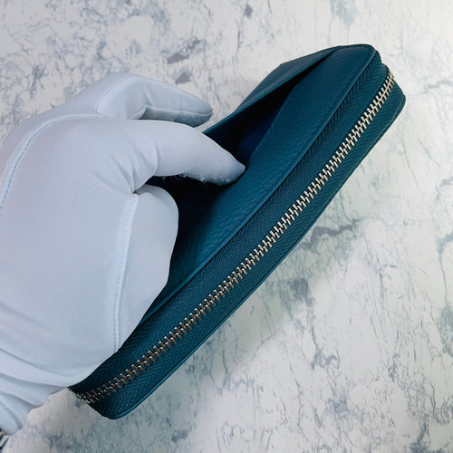 圧倒的な収納力と機能性 イタリアンレザー 大容量 長財布 革財布 本革