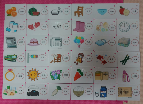 【新品】漢字カード８０枚（１文字、２文字、３文字)絵入ラミネート加工収納袋付 5枚目の画像