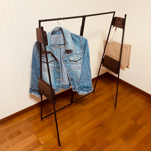 最新♪ 手作りアイアン アンティーク調 ハンガーラック おしゃれ