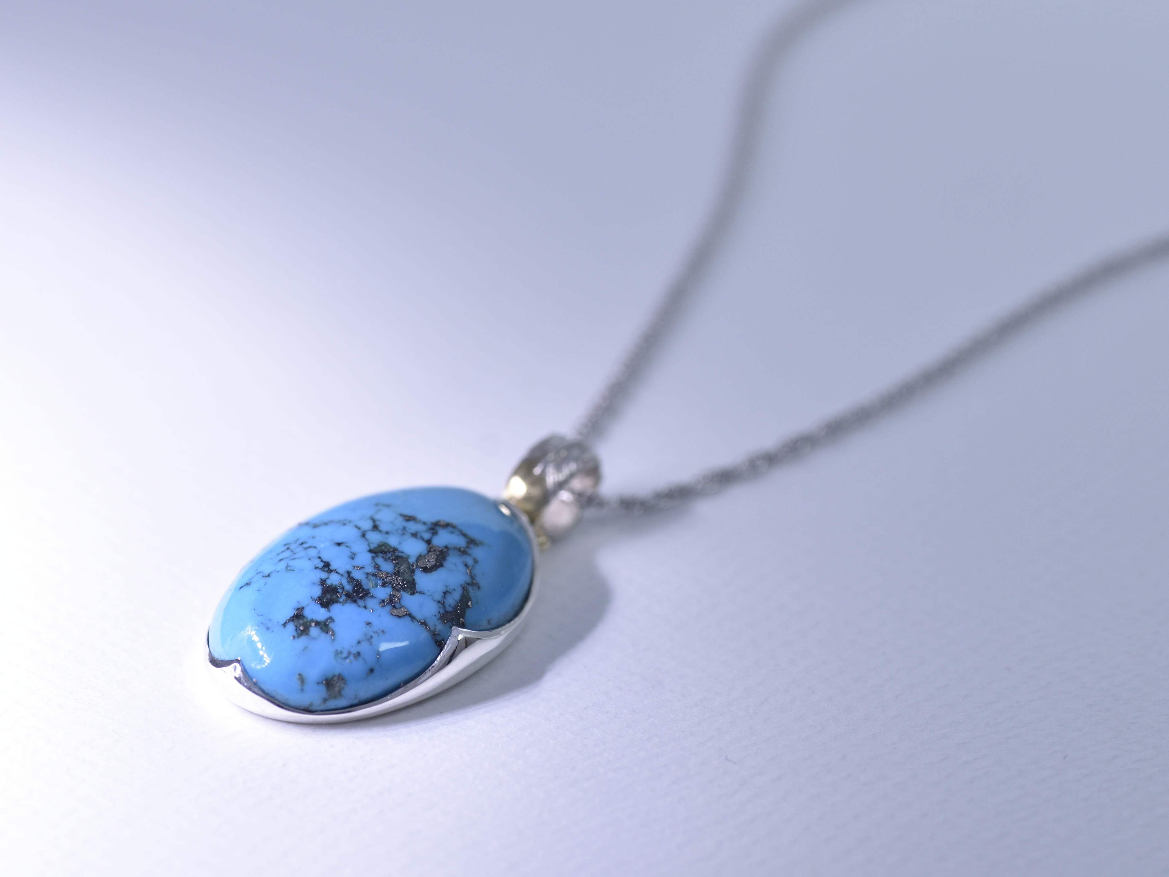 Turquoise Pendant Top SV･K18【Cupola/クーポラ】