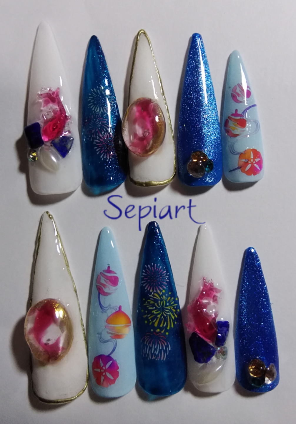 ネイルチップ・付け爪 SWEET FLAME NAILS