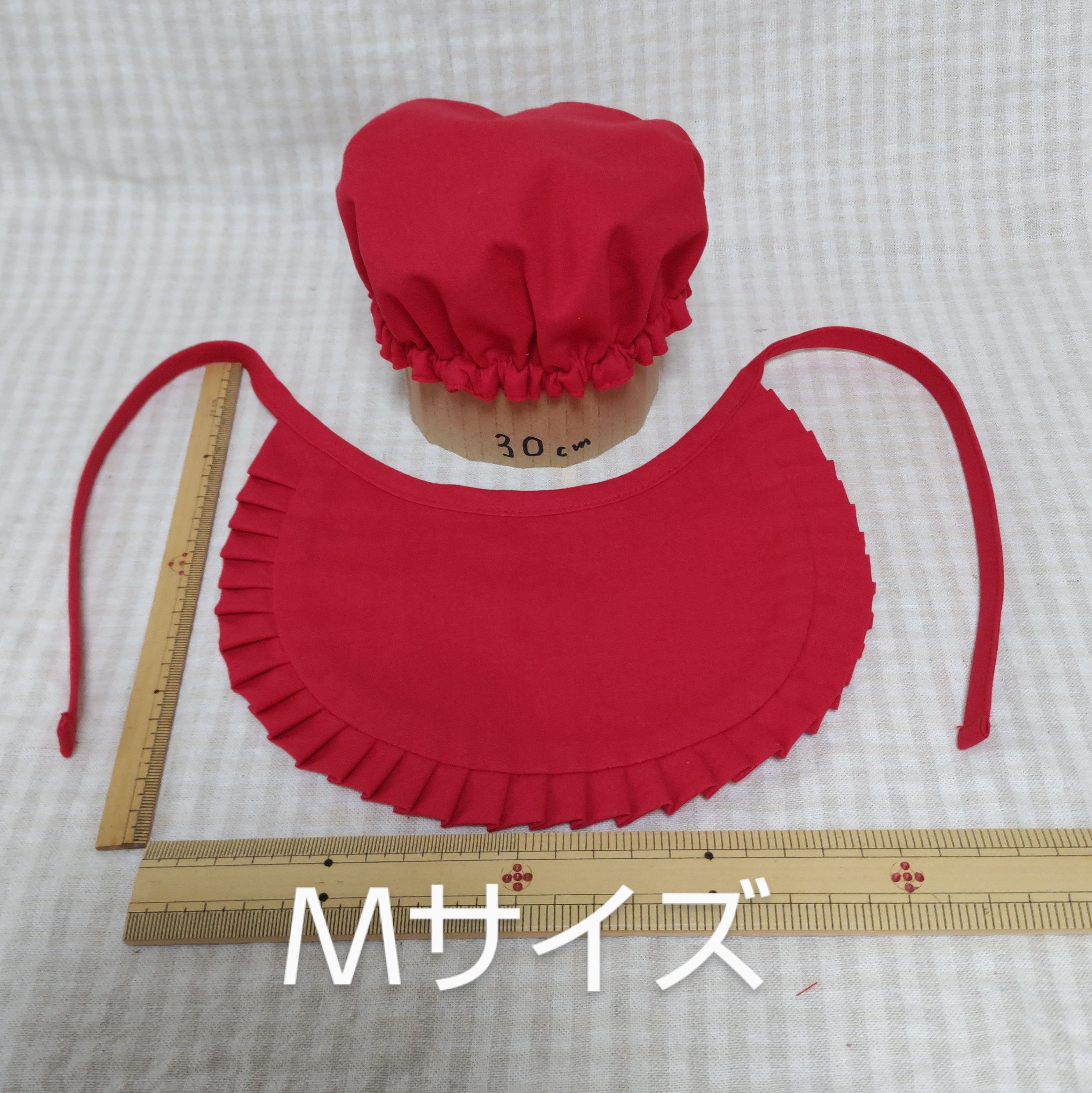 お地蔵さまのよだれかけと帽子 Mサイズ ハンドメイド その他