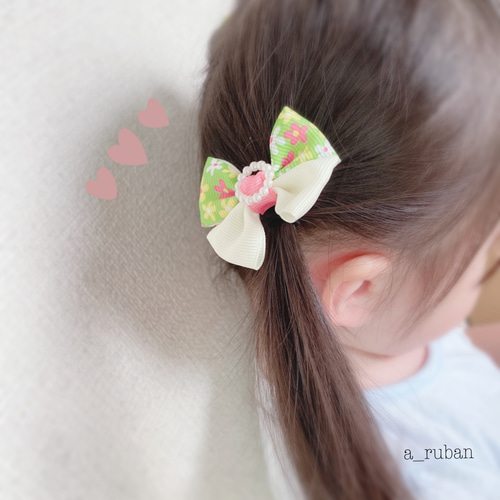 kids リボンのヘアゴム ヘアゴム a_ruban 通販 14306209｜Creema(クリーマ)