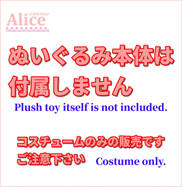 クッキー・アン 服 着せ替え コスチューム リュック付お出かけセット 本体無 Sサイズ用 送料無料 9枚目の画像