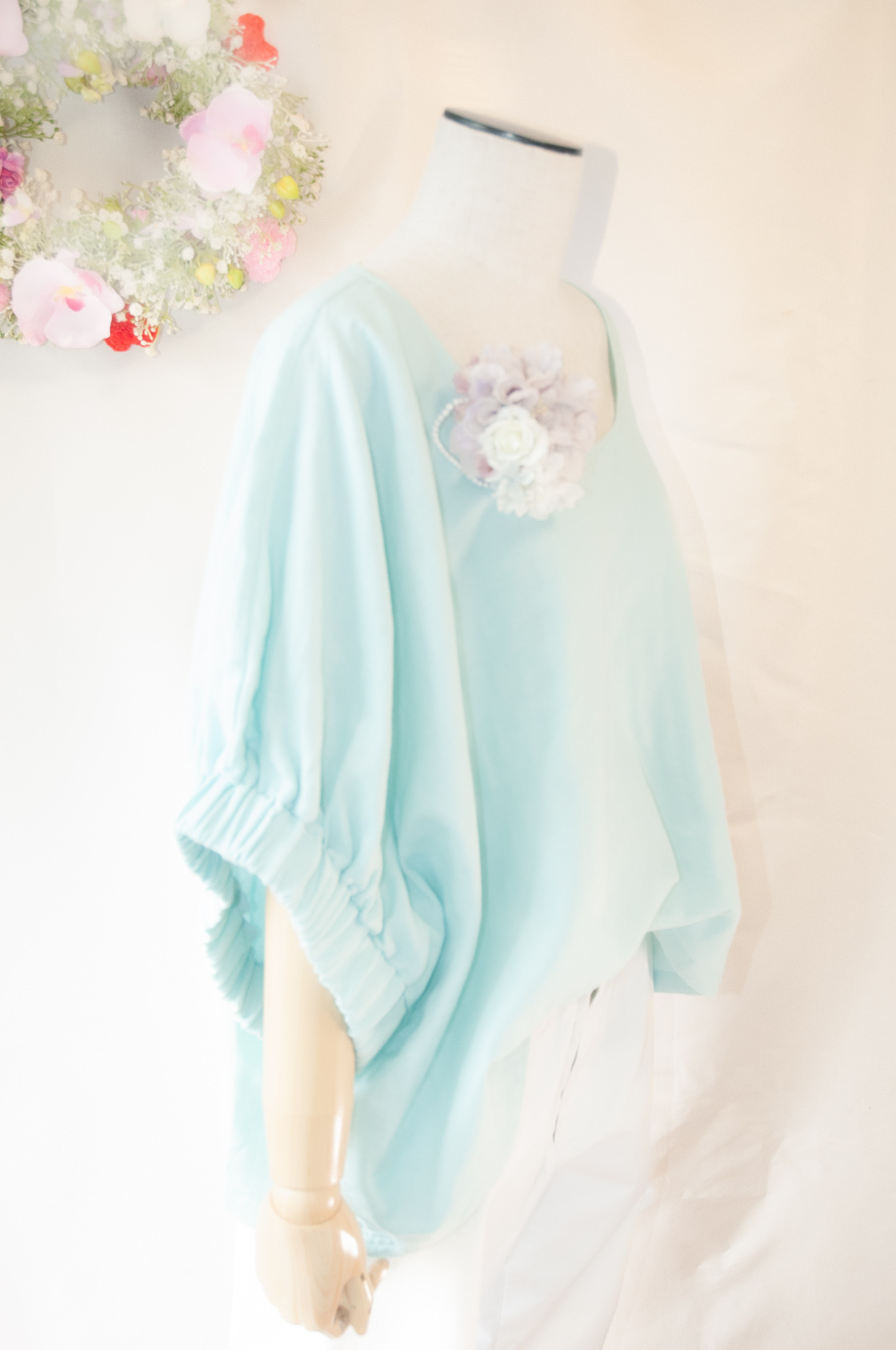 ふわふわガーゼゆったりブラウス