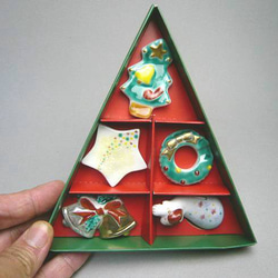 ◆商品番号 3447 京のクリスマス箸置きセット 2枚目の画像