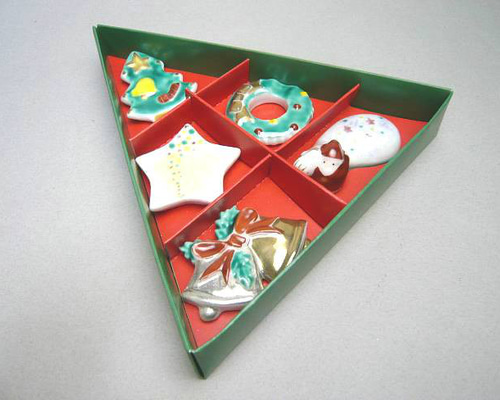 ◇商品番号 3447 京のクリスマス箸置きセット 箸・箸置き 松韻堂 通販