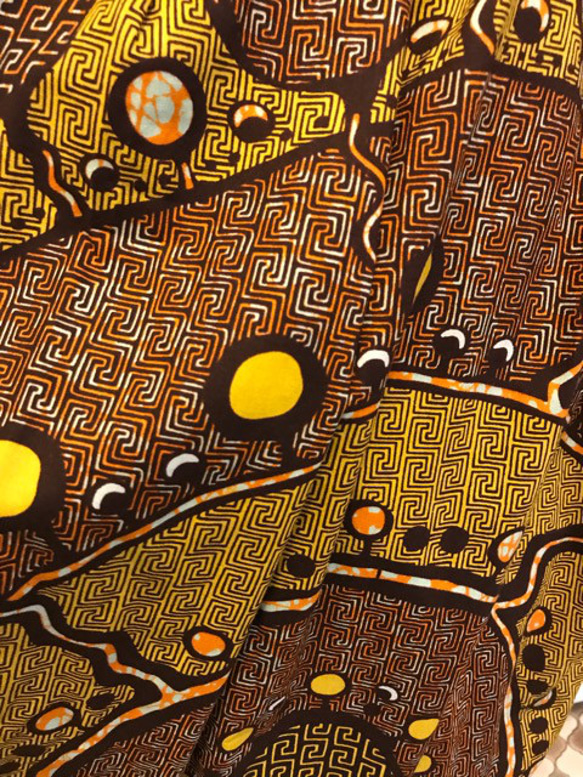 アフリカンスカート　アフリカンファブリック　アフリカン　アフリカ布　スカート 2枚目の画像