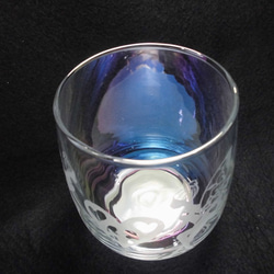 グラスリッツェン　ハートと妖精　カップグラス(オーロラクリア) 4枚目の画像