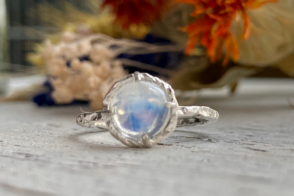 月の雫 ロイヤルブルームーンストーンのリング 指輪・リング aroi 通販