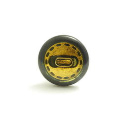 ゴールド x 深緑バージョン：アンティーク感バッチリのカフスボタン Modern 360 2枚目の画像