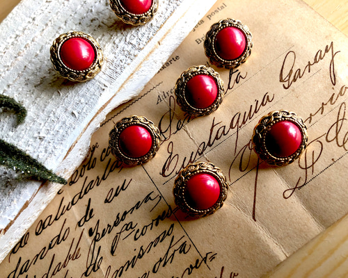 ＊オーダー＊アンティーク風ボタン箱セット リスさん オーダー＊アンティーク風ボタン箱セット リスさん B級】ボタン