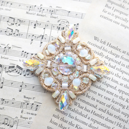 CRYSTAL BROOCH クリスタルブローチ mother