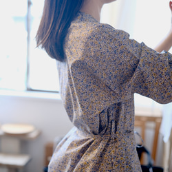【新款】Kima服裝製作/longshirt onepiece花藍/長襯衫連衣裙 第6張的照片