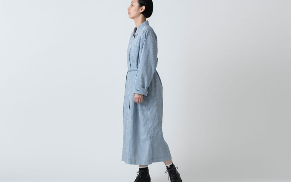【新款】Kima服裝製作/longshirt onepiece花藍/長襯衫連衣裙 第15張的照片