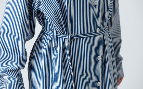 【新款】Kima服裝製作/longshirt onepiece花藍/長襯衫連衣裙 第17張的照片