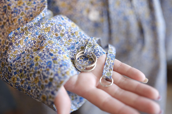 【新款】Kima服裝製作/longshirt onepiece花藍/長襯衫連衣裙 第5張的照片
