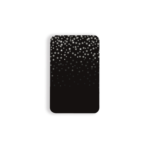Twinkling Stars★Black&Gray　モバイルバッテリー 1枚目の画像