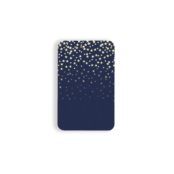 Twinkling Stars★Navy　モバイルバッテリー 1枚目の画像