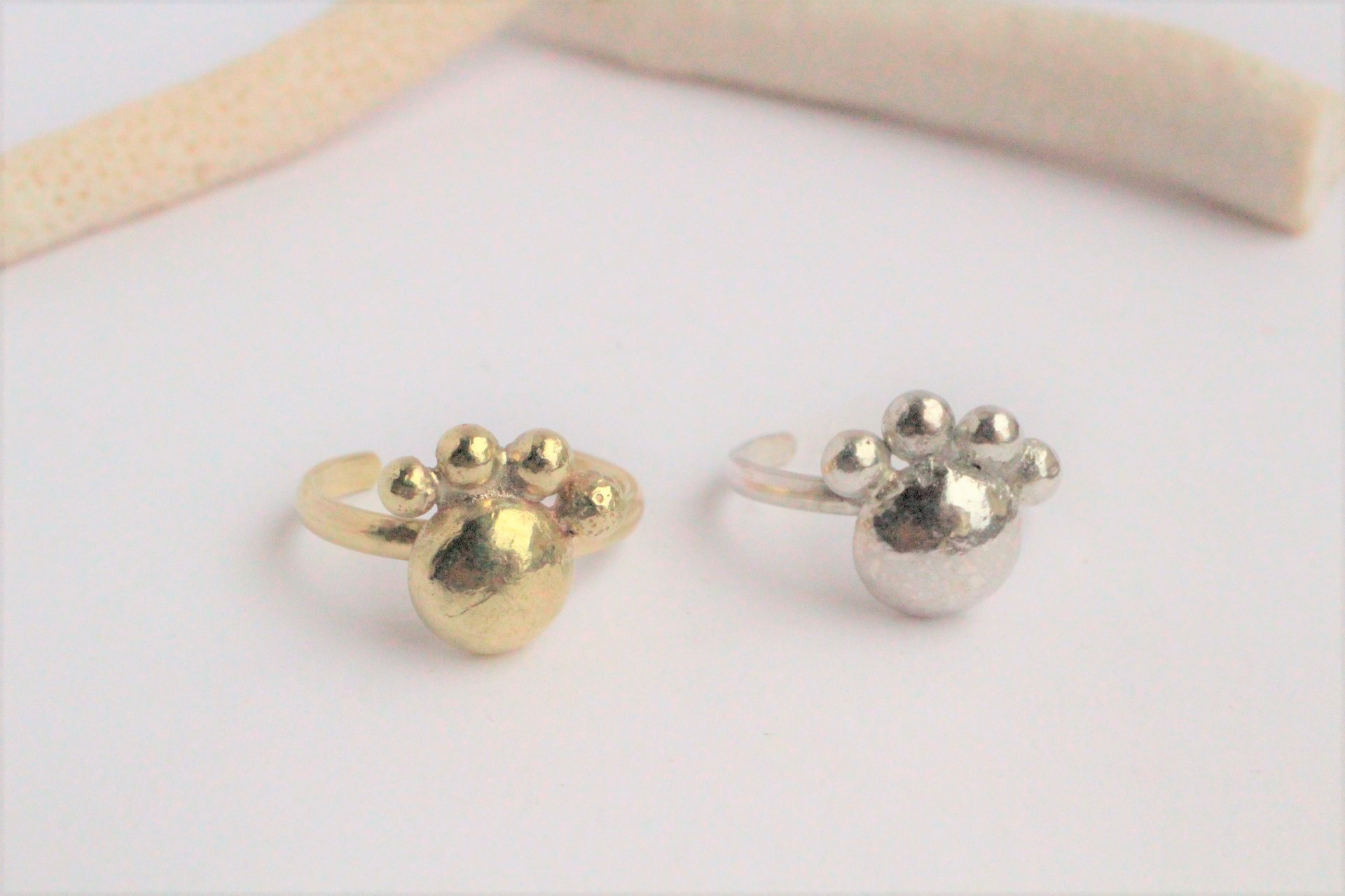 ニクキュウ　Brass/Silver　Ring