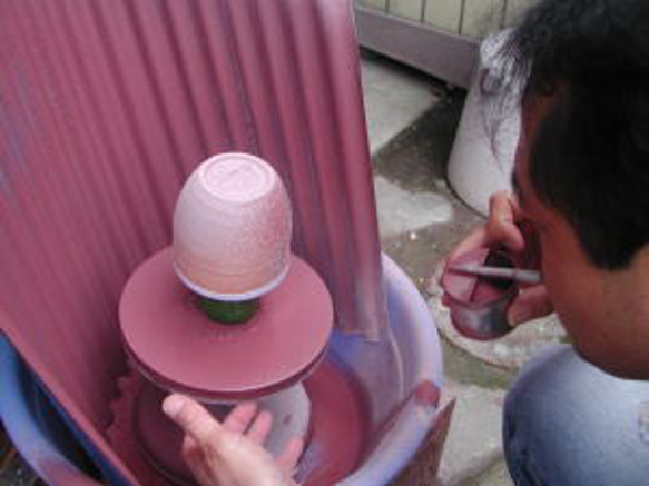 【晋六窯】焼〆ビアカップ　冷蔵庫でカップを冷やしておくと一層美味しくなるカップ 13枚目の画像
