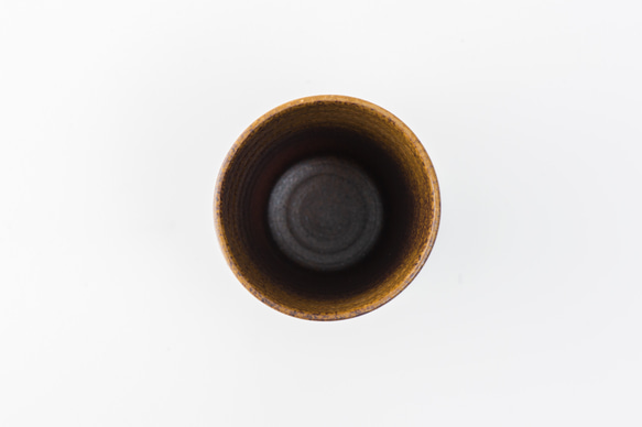 【晋六窯】焼〆ビアカップ　冷蔵庫でカップを冷やしておくと一層美味しくなるカップ 5枚目の画像