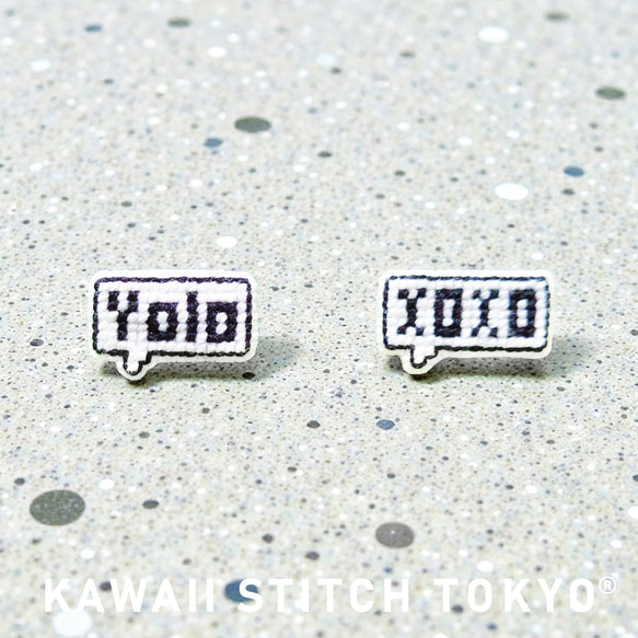 吹き出し【ブローチ】バッチ バッジ ピン 言葉 台詞 記号 英単語 英語