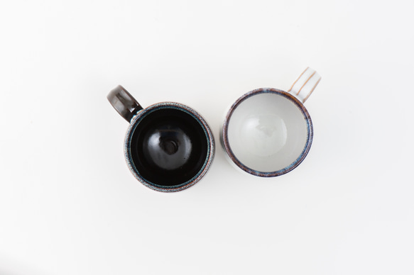 【晋六窯】天目海鼠釉マグカップ　たっぷり入るマグカップを京都からお届けします 8枚目の画像