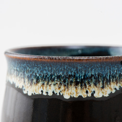 【晋六窯】天目海鼠釉マグカップ　たっぷり入るマグカップを京都からお届けします 7枚目の画像