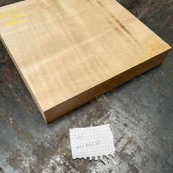 ヨーロッパメイプルの板＜W＞　木工ろくろの素材にも最適 3枚目の画像