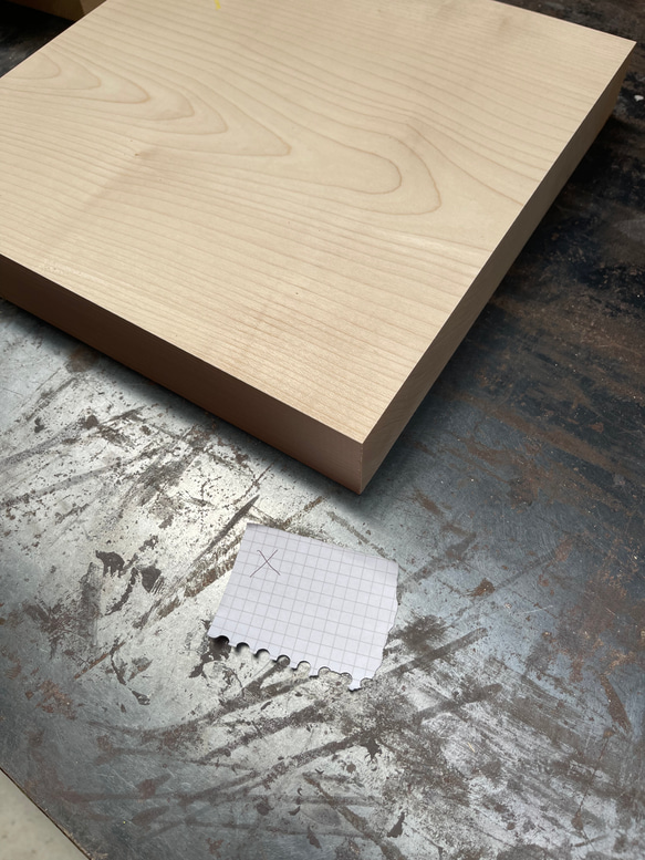 ヨーロッパメイプルの板＜X＞　木工ろくろの素材にも最適 2枚目の画像