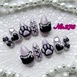 現品】☆kirari-nail☆ No.273 肉球ネイル ネイルチップ（つけ爪