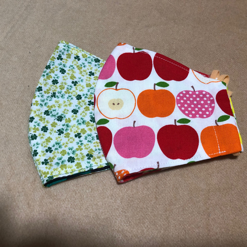 14 インナーマスク 親子セット みずたま青志野 加藤土史路の角花瓶