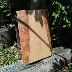 【木製看板製作】 一枚板 楓 61cm×40cm / 自然塗装 13枚目の画像