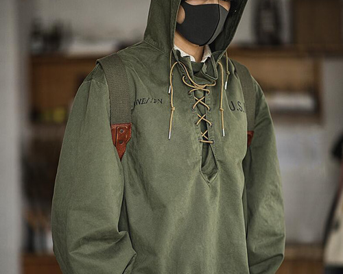 USミリタリー　レインパーカー　安くする MILITARY 実物 新品 デッドストック フランス軍 PVC レイン