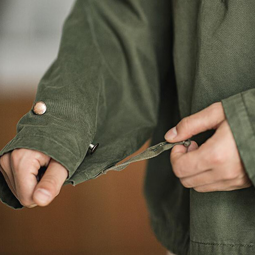 ［あおばくん着用古着］　モスキートパーカー ミリタリー　メッシュパーカー 70年代 70s アメリカ軍 米軍 フィッシュテールパーカー カーキ