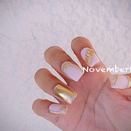 LA561☆ウェーブネイルチップ ネイルチップ（つけ爪） NovemberR 通販