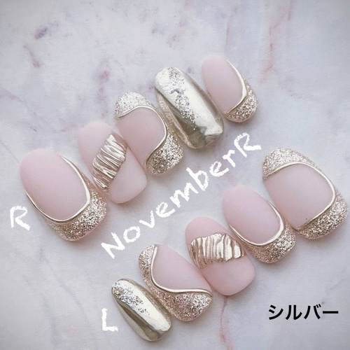 ネイルチップ・付け爪 jam_8_sub ネイルチップ つけ爪 24枚セット 12サイズ 手の爪 レディース