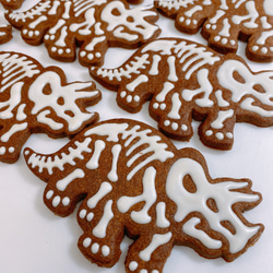 恐竜の化石★アイシングクッキー 3枚目の画像