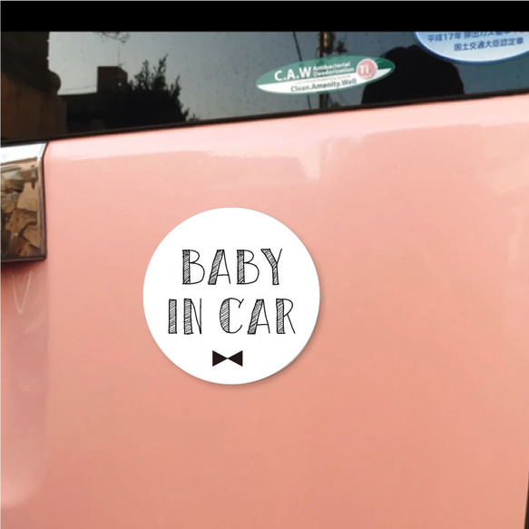 【NEW】BABY IN CAR マグネット 6枚目の画像