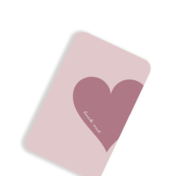Big Heart♡桜色　モバイルバッテリー 5枚目の画像