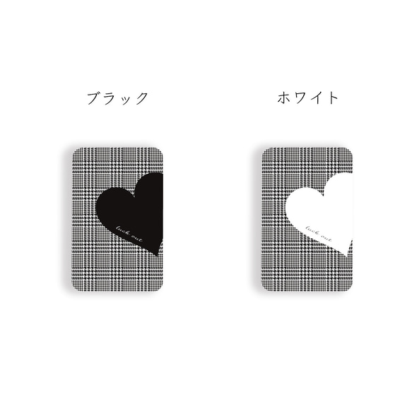 Big Heart♡グレンチェック　モバイルバッテリー 3枚目の画像