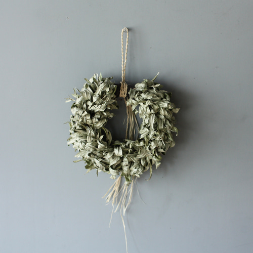 161【シルバーリース】ドライフラワー、ロシアンオリーブ ドライ