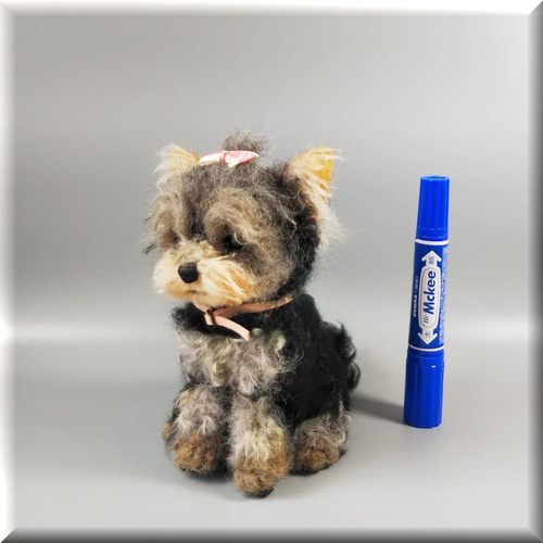羊毛フェルト 犬 ヨークシャーテリア❣️No.5 - メルカリ