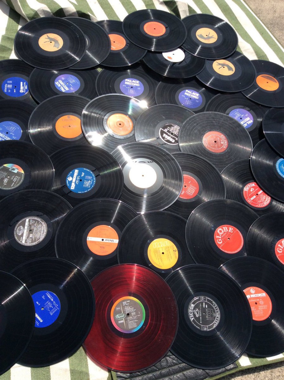 LP レコード クラフト用素材 ３0枚〜150枚 1枚目の画像