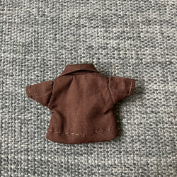 オビツ11 半袖シャツ　brown 4枚目の画像