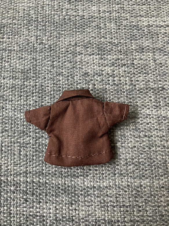 オビツ11 半袖シャツ　brown 4枚目の画像
