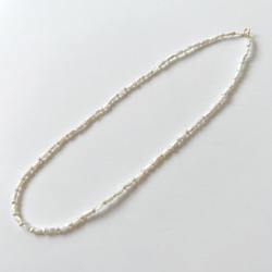 淡水真珠：pearl×shell necklace 5枚目の画像